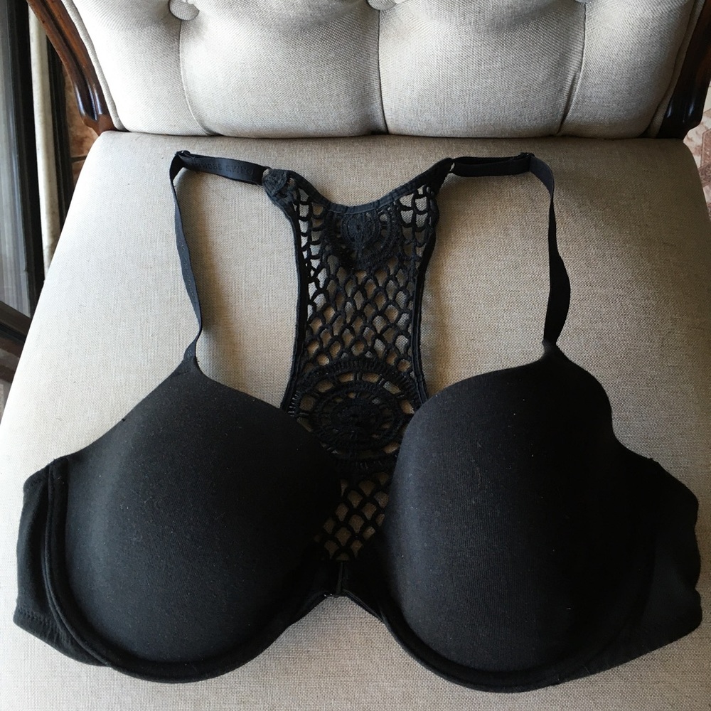 Victoria’s Secret Black Racerback Bra 36D